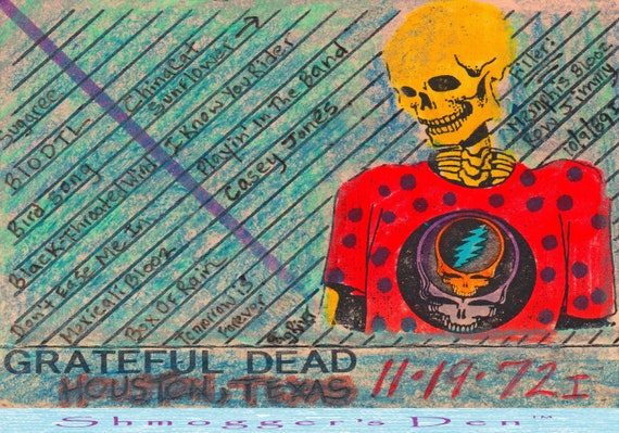 Grateful Dead Philly Spectrum 4//6//82 Tape Cover Puzzle 500 pieces Puzzle