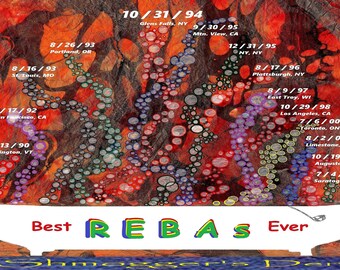 Legendary Phish - Best REBA's Ever - Phish Poster -  A Must-Have for Your Hangout! Amaze your friends and start a conversation!