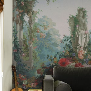 Garden of Goddess wallpaper, Peel and stick, Art wall mural, Painting wall decor, Removable wallpaper, Repositionable, Reusable #20