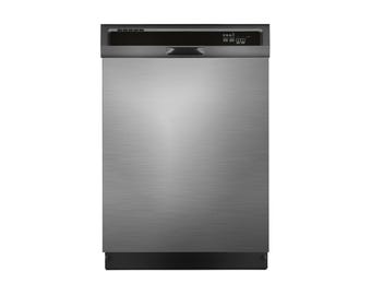 Magnetischer Spülmaschinen-Aufkleber aus Metall, hellgraue Spülmaschinen-Abziehbild, abnehmbare Gerätehaut, neutrales Motiv