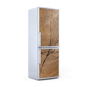 Aesthetic Refrigerator Decor, Wooden Trunk, Fridge Magnetic Decal, Brown Fridge Magnetic Decal, Kitchen Decoration