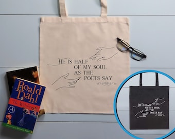 Achilles and Patroclus tote bag / The Iliad / Homer / Trojan War / Classical Greece / Greek mythology / Classical Greek hero