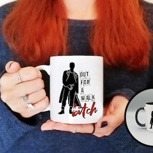 Spike taza / vampiro / out for a walk bith / friki / nerd