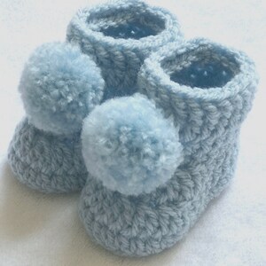 Newborn baby booties white in colour handmade new ideal gift present
