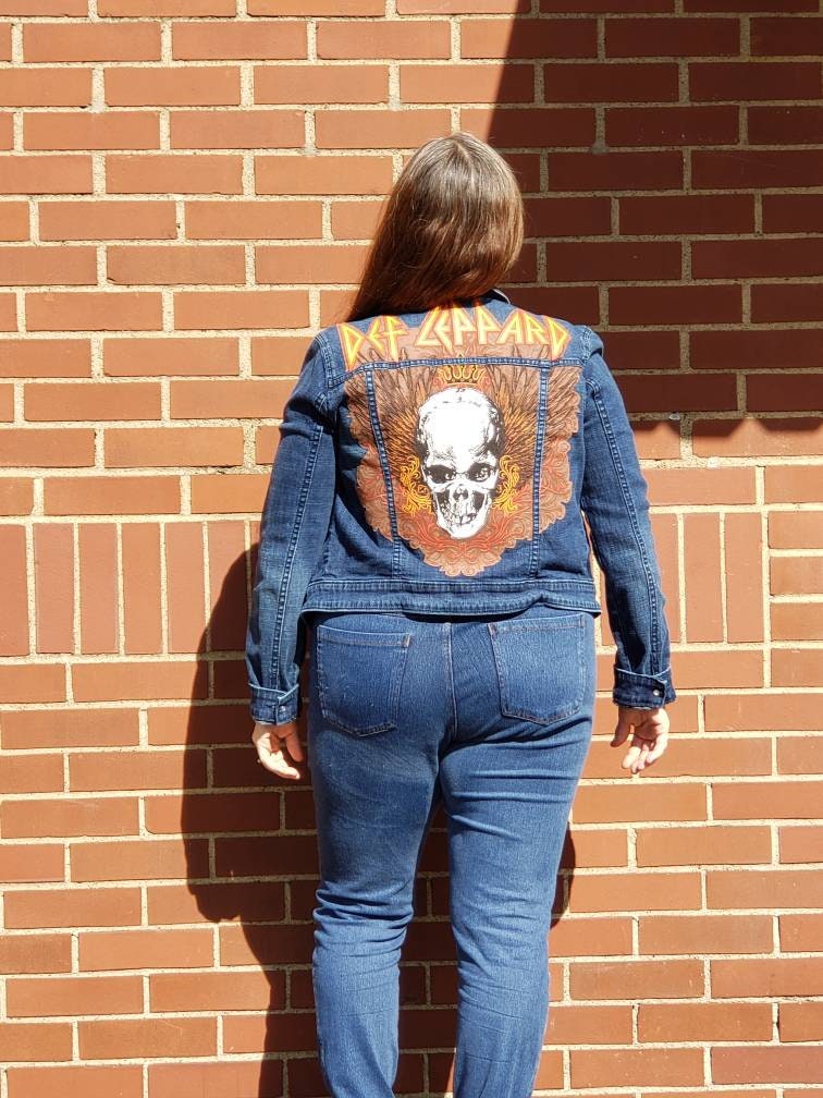 def leppard jean jacket