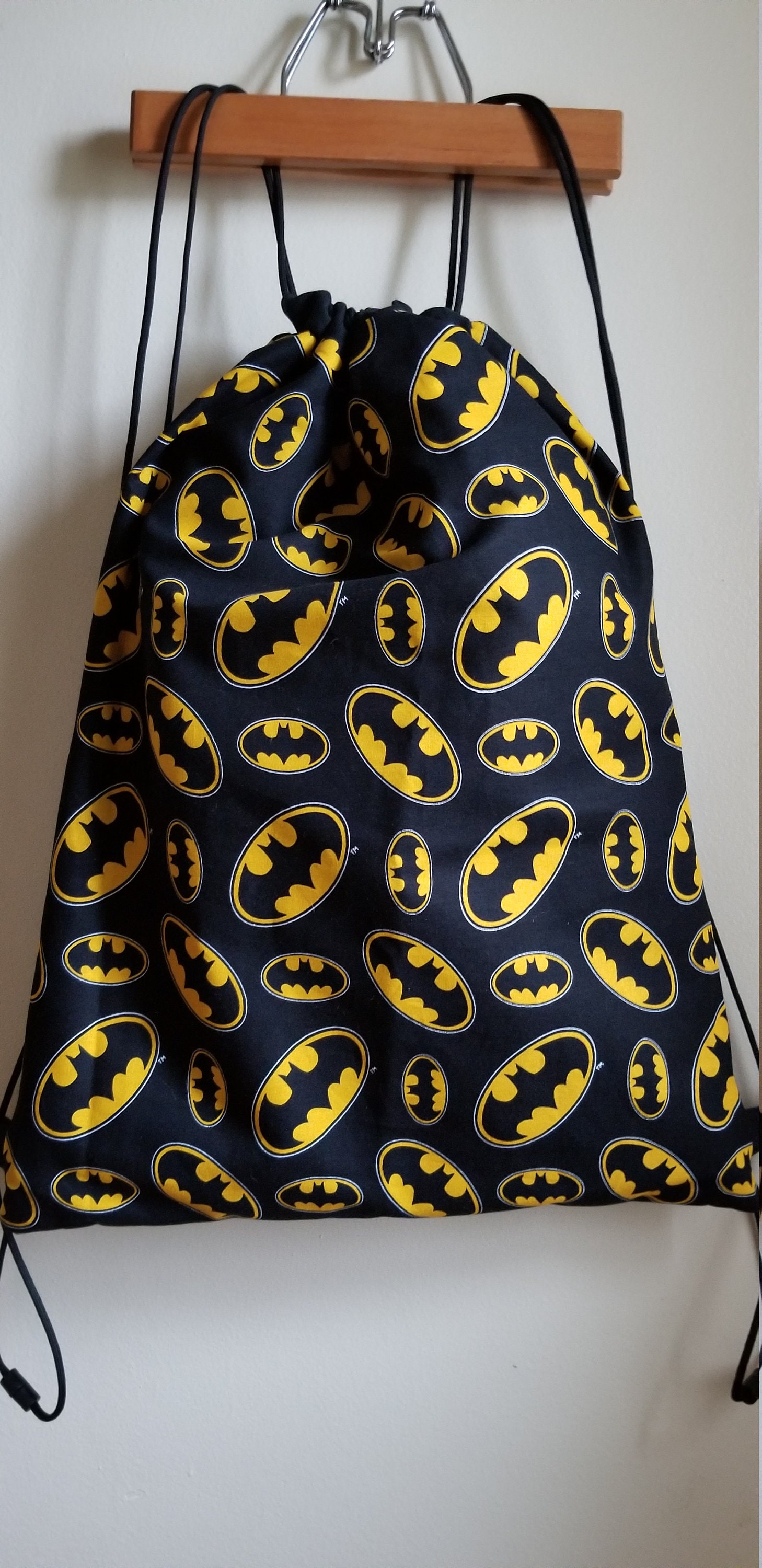 Batman, Batman Backpack, Drawstring Backpack, Drawstring Knapsack ...