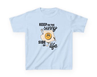 Retro Egg Graphic Youth T-Shirt: Keep on the Sunny Side