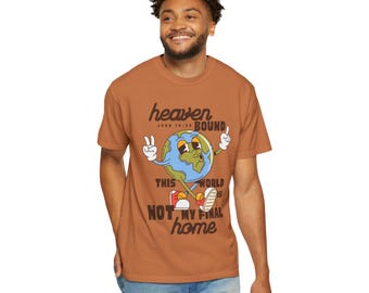 Heaven Bound Retro T-Shirt: 70s Christian Graphic Tee