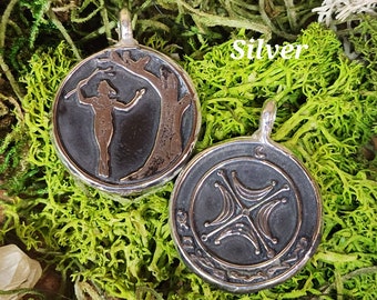 Two Sided Picatrix Lunar Talisman -- Talisman of the Moon -- Astrological Talisman