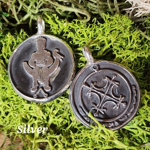 Picatrix Image of Sol Two Sided Astrological Talisman