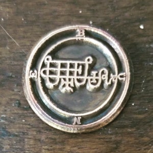 Bune Seal Goetic Coin Talisman