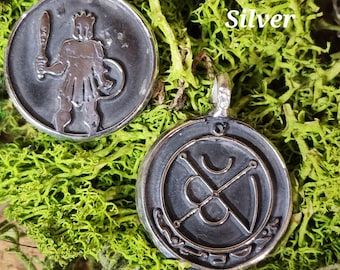 Picatrix Image of Mars Two Sided Astrological Talisman