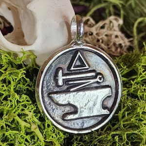 Anvil of Hephaistos Devotional Pendant - Hephaestus - Vulcan