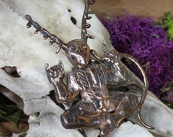 Horned God Sculptural Pendant No. 1