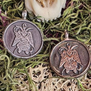 Devotional Image of Baphomet - Samhain 2023 - Witchcraft - Chaos Magick - Horned God