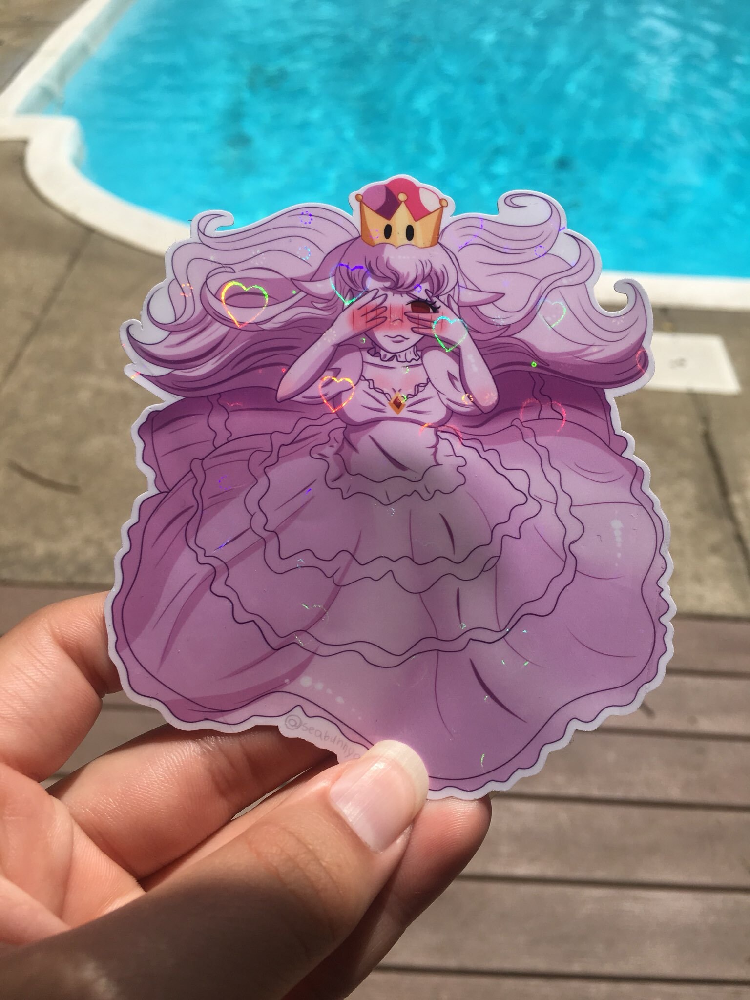 Bowsette, Boosette, Chompette, and Pirrahnette - Holographic Stickers ...