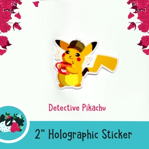 Détective Pikachu - Autocollant holographique