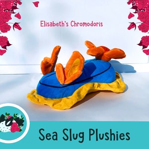 Sea Slug Plushie - Elisabeth&#39;s Chromodoris