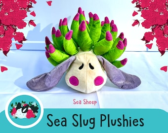 PREORDER ** Sea Slug Plushie - Sea Sheep - Please Read Description