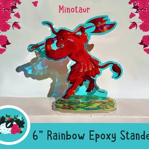 Greek Monsters: Minotaur - 6inch Iridescent Acrylic Standee
