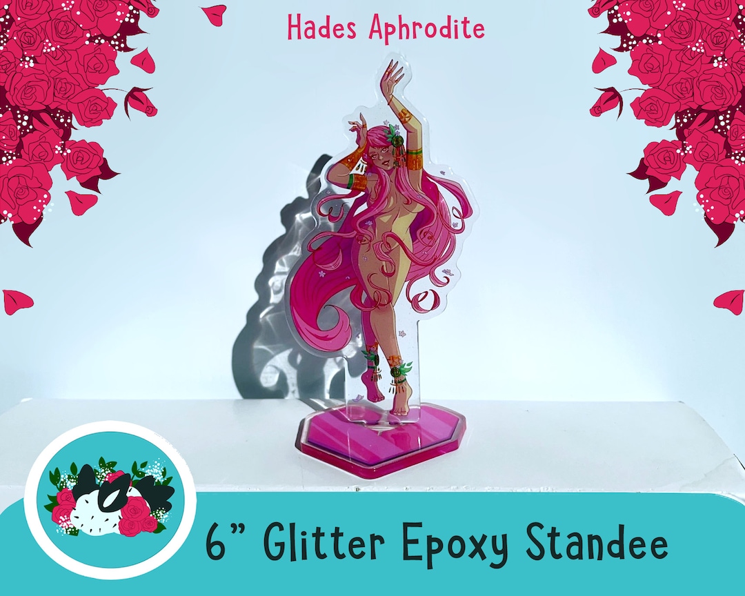 ハデス・アフロディーテ - 6インチ グリッター レインボー エポキシ