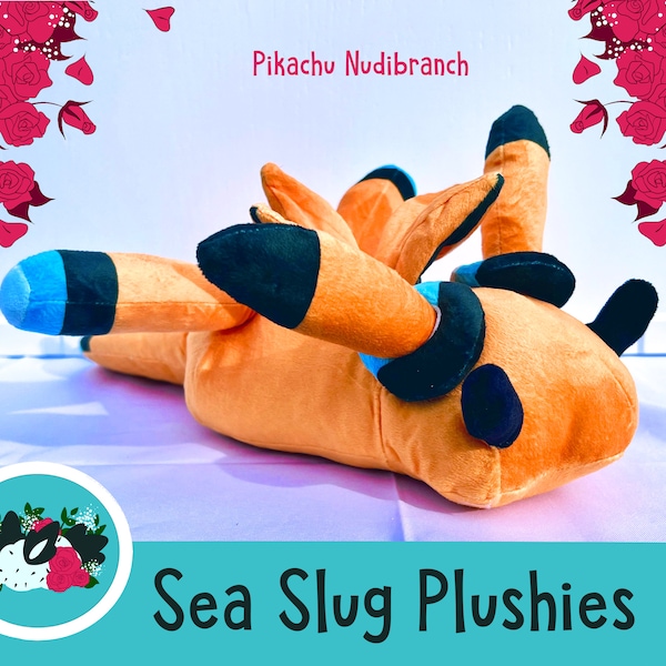 Sea Slug Plushie - Pikachu Nudibranch