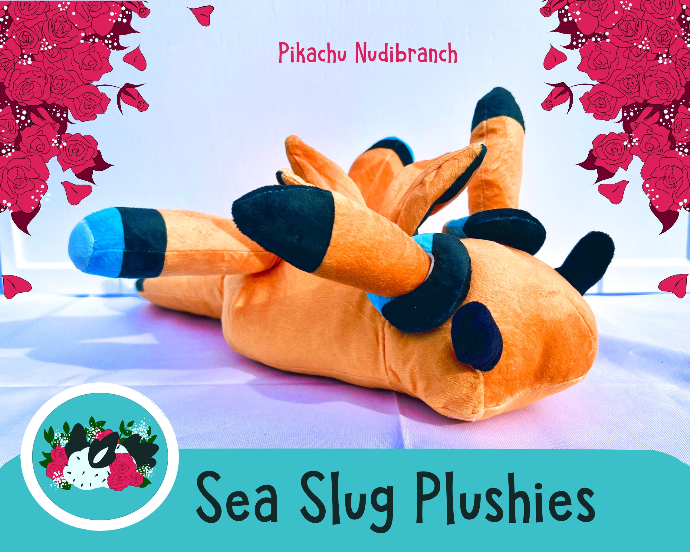 Sea Slug Plushie - Pikachu Nudibranch