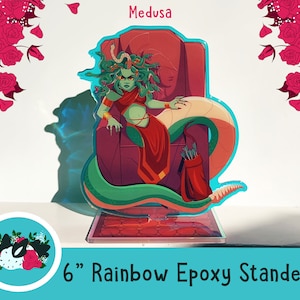Greek Monsters: Medusa - 6inch Iridescent Acrylic Standee