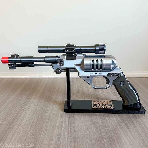 DE-10 Blaster Merc With a Stand Cosplay Prop Replica, Post Apocalyptic Larp Weapon, Cyberpunk Cosplay Prop Weapon