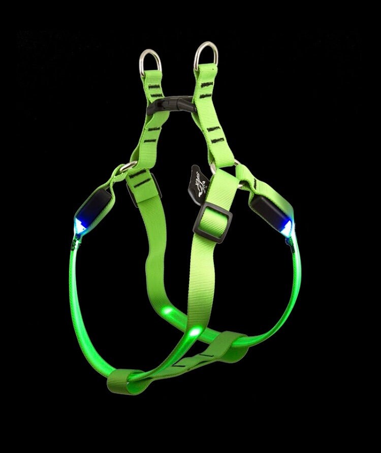 LED Safety Dog Harness Etsy