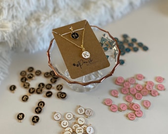 Letter Charm Set // Necklace // Collar Charm