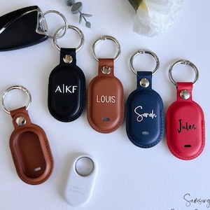 Porte-Clés pour SmartTag 2 Personnalisé, Etui Végane Samsung Galaxy, Cadeau homme, Cadeau de Compagnie Personnalisé, Coque pour SmartTag 2