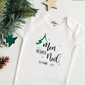 Cache-couche personnalisé Mon Premier Noël, bodies Premier Noël, cache-couche personnalisé Noël, Annonce grossesse Noël, cadeau de naissance