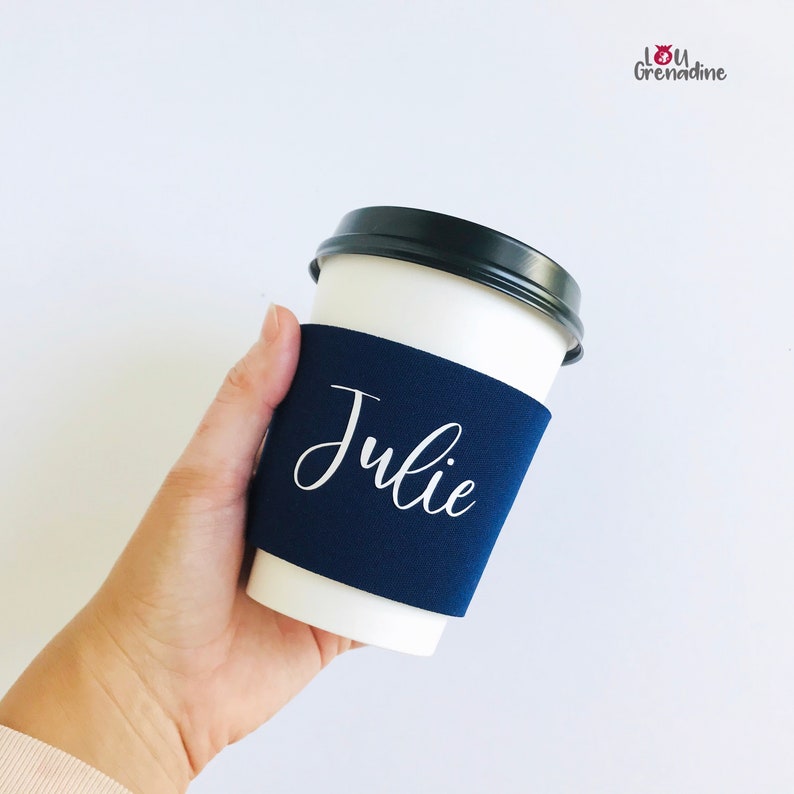 Personalized Coffee Wrap Custom Coffee Sleeve Reusable Etsy UK
