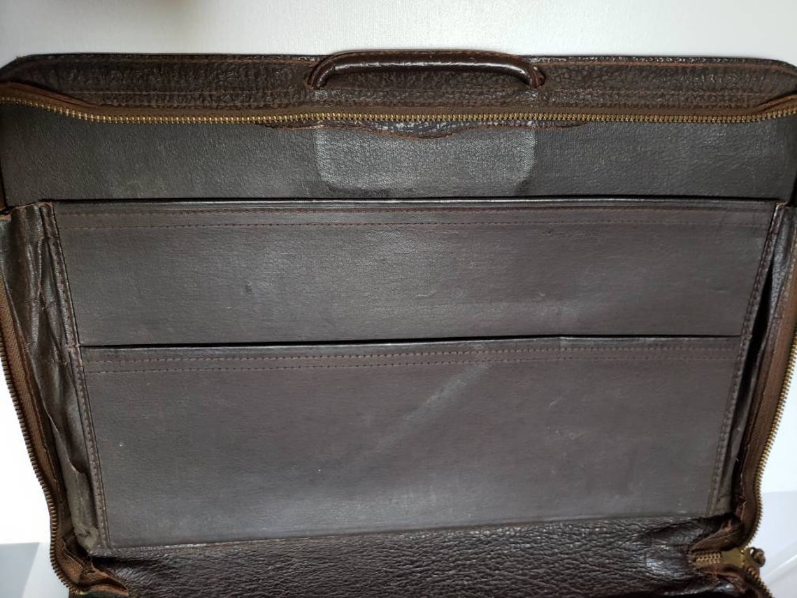 Early 1900s Vintage Shell Oil Leather Briefcase Messenger - Etsy