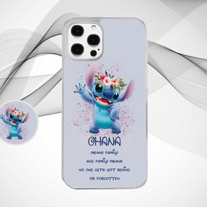 Coque téléphone pour Iphone 11 Lilo Und Stitch Ohana Cute Sweet