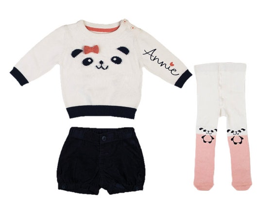 baby girl shorts and tights set