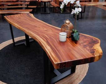 Unique Large Live Edge Dining Table