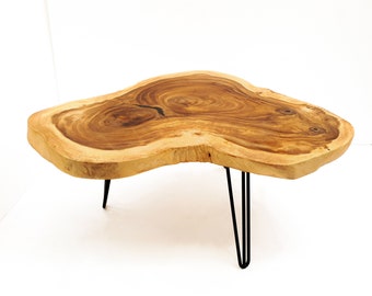 COF027- Live Edge Triangular Coffee Table