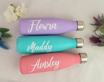 Stainless Steel Bottle Personalisation / Personalized bottle / 500ml / Bespoke Gifts / Wedding Gifts / Birthday Gifts / Bridesmaid