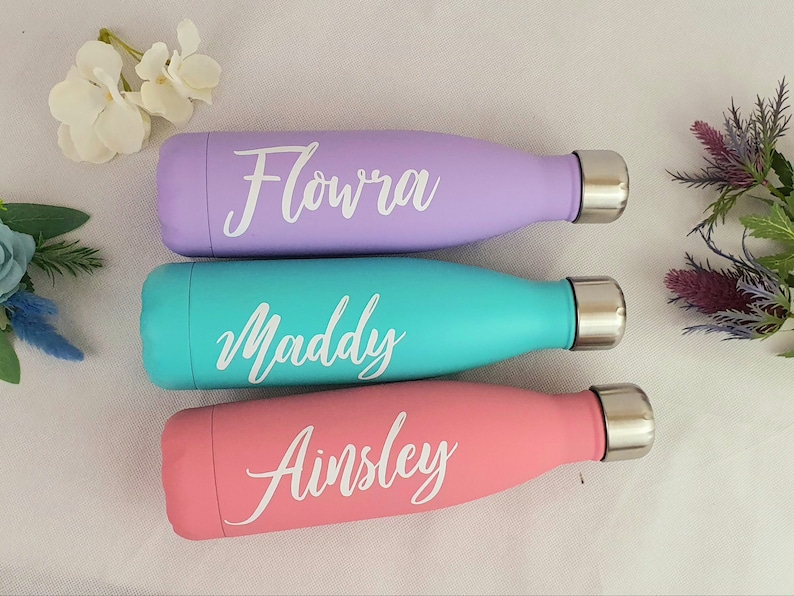 Personalised Stainless Steel Bottle / Personalized Bottle / Etsy