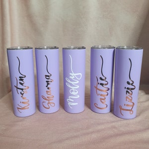 20oz Bespoke Corporate Work Slim Tumbler/ Wiederverwendbar Stroh & Deckel/ Geschenke für Ihn/ Geschenke für Sie/ Personalisierter Skinny Tumbler/ Bespoke Tumblers