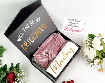 Personalised Bridesmaid Proposal/ Wedding Gifts/ Popping the Question/ Bridesmaid Proposal Gift Pack/ Elegant Hamper/ Walk Down the Aisle
