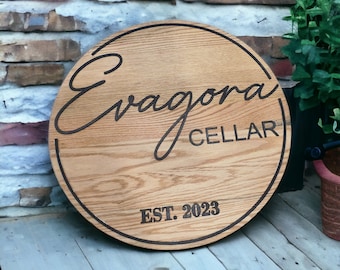 Customized Engraved Wooden Round Plaque - Personalise Your Moments | Custom Wood Plaque