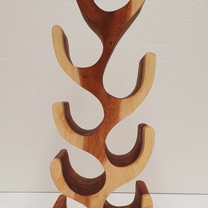Natural Wooden Medium Wine Rack / Exclusive Wine Rack / Natural Wood