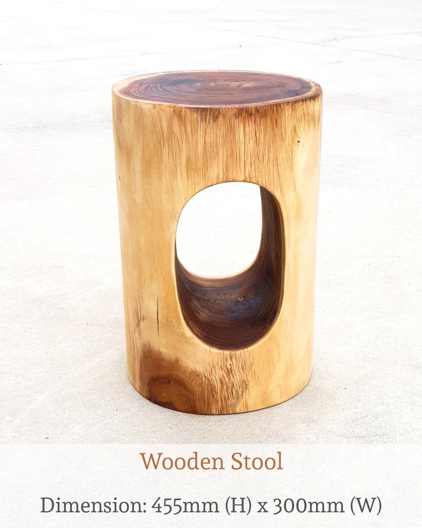 Solid cheap timber stool