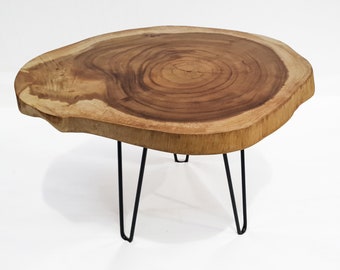 Stunning Pure Live Edge Raintree Timber Coffee Table | COF085 - NEW COFFEE TABLE Collection