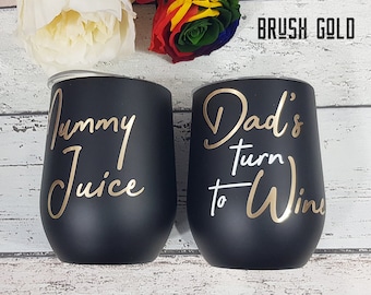 Bespoke 12oz Mother's Day Gift Tumbler / Mother's Day / Personalised Wine Tumbler for Mum / Bespoke 354mL Coffee Tumbler / Gift for Mum