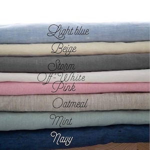 Linen pillow cover, linen pillowcase, pillowcase made from linen, linen bedding, pillowcase, pillow cover image 5