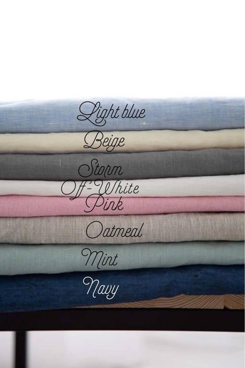 Linen Sheets Set Stone Washed Linen Sheets Queen Sheets Etsy